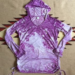 KUHL Lightweight Burnout Hoodie size L